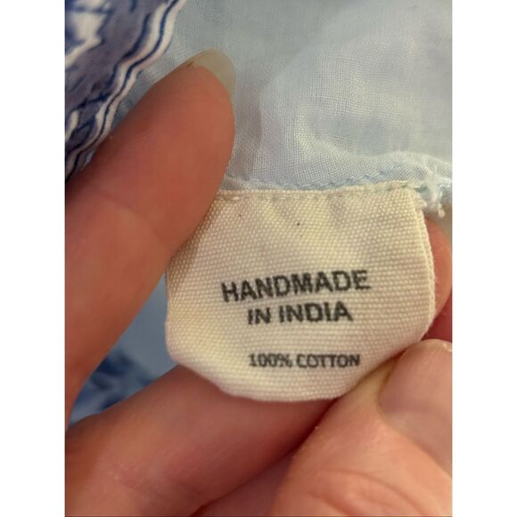 NWOT ISLA PAYAL Cornwall Maxi - Mughal Garden Blue, $218 XS no belt - Picture 7 of 10